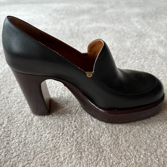 Chole black platform loafers - Picture 1 of 7